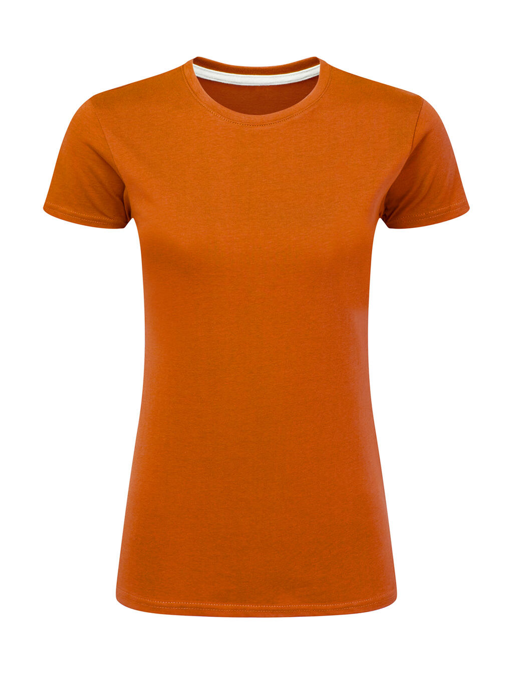 Damen-T-Shirt mit Markenlogo (ohne Etikett)