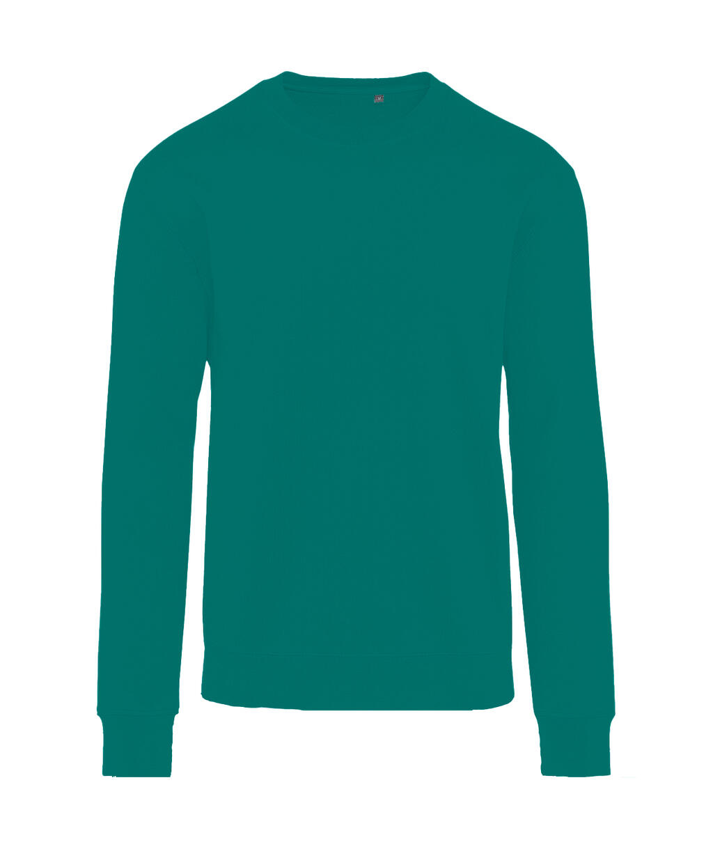 Signature Tagless Crewneck Sweatshirt - 537 - Smaragdgrün
