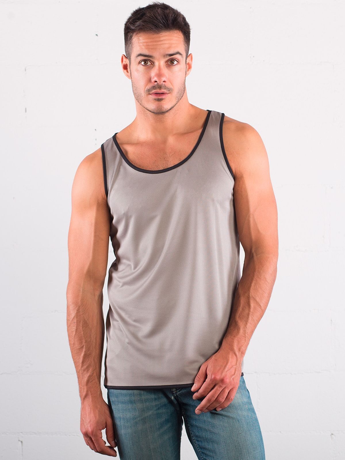Men´s Contrast Sports Vest
