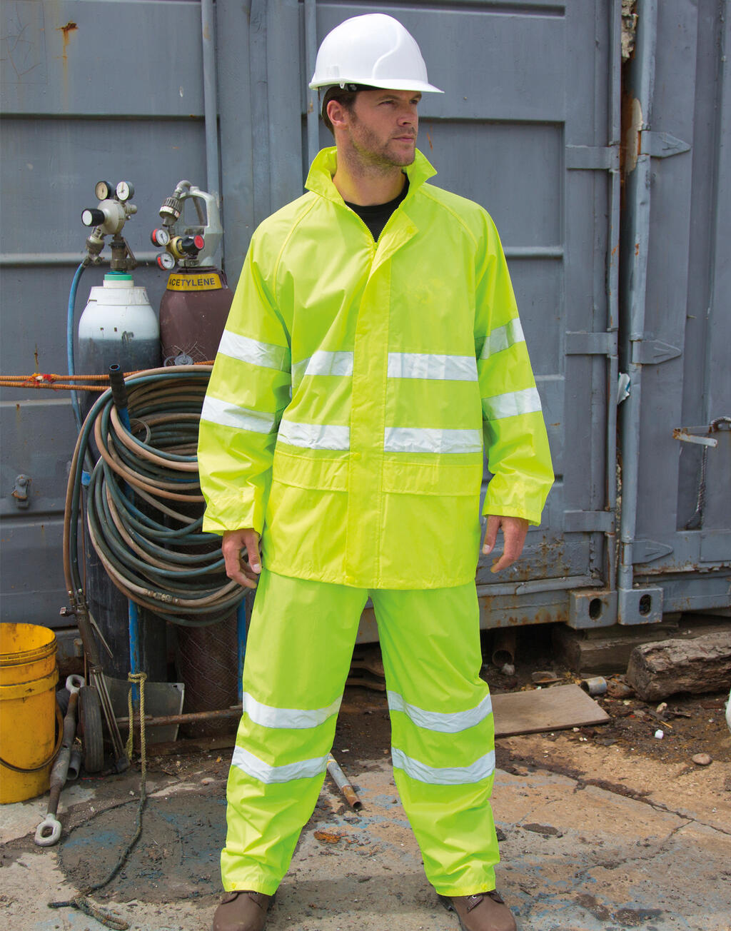 Tuta impermeabile Hi-Vis