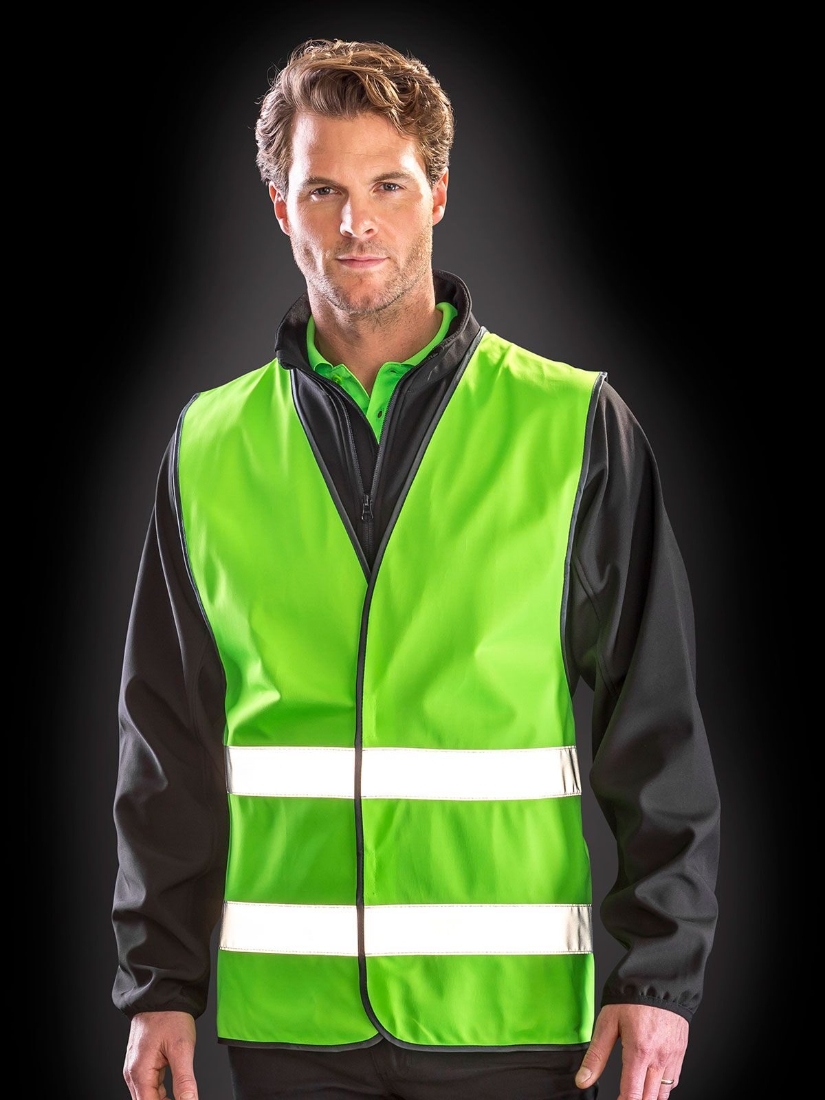 Gilet de sécurité à visibilité améliorée