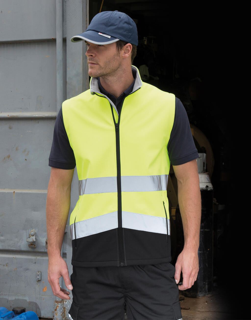 Gilet sans manches Softshell imprimable pour la sécurité 