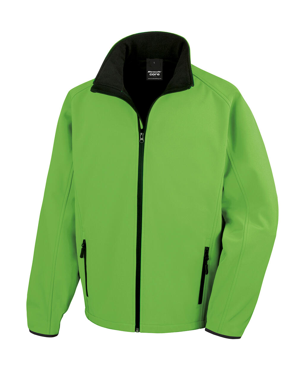 Giacca Softshell stampabile - GNBK - Vivid Green/Black