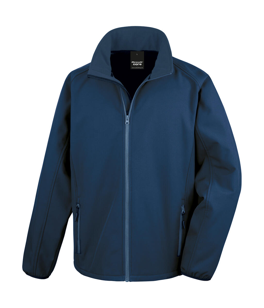 Giacca Softshell stampabile - 248 - Navy/Navy