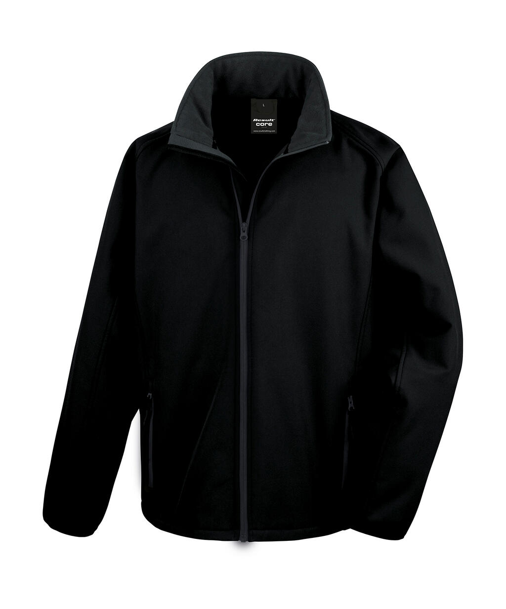 Giacca Softshell stampabile - 177 - Black/Black