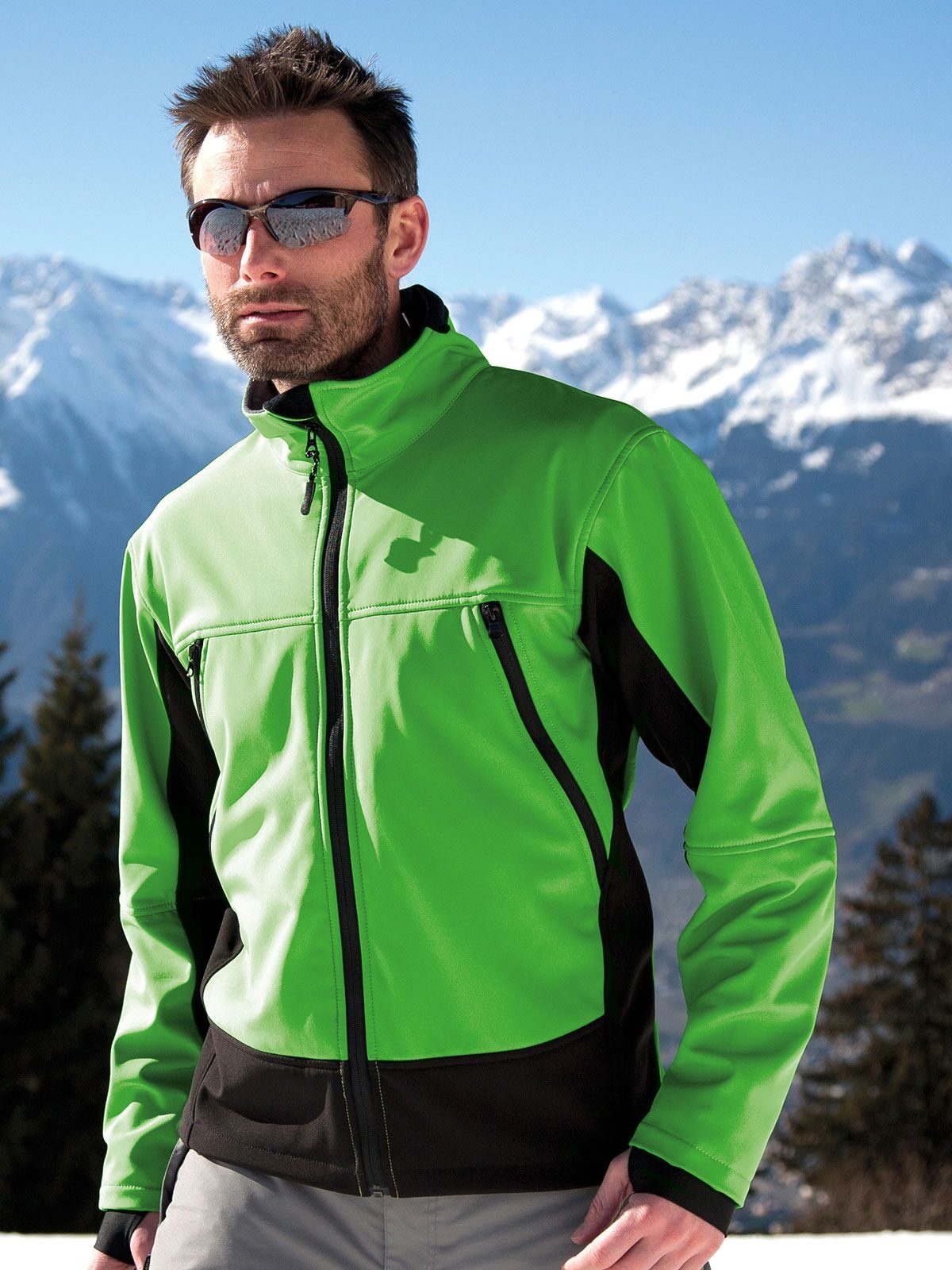 Softshelljacke für Aktivitäten
