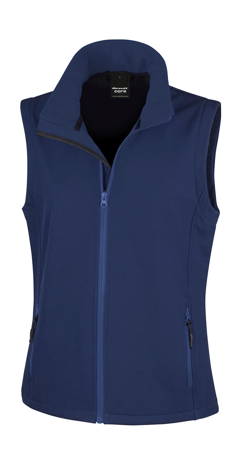 Gilet sans manches softshell imprimable pour femme - 248 - Marine-Marine