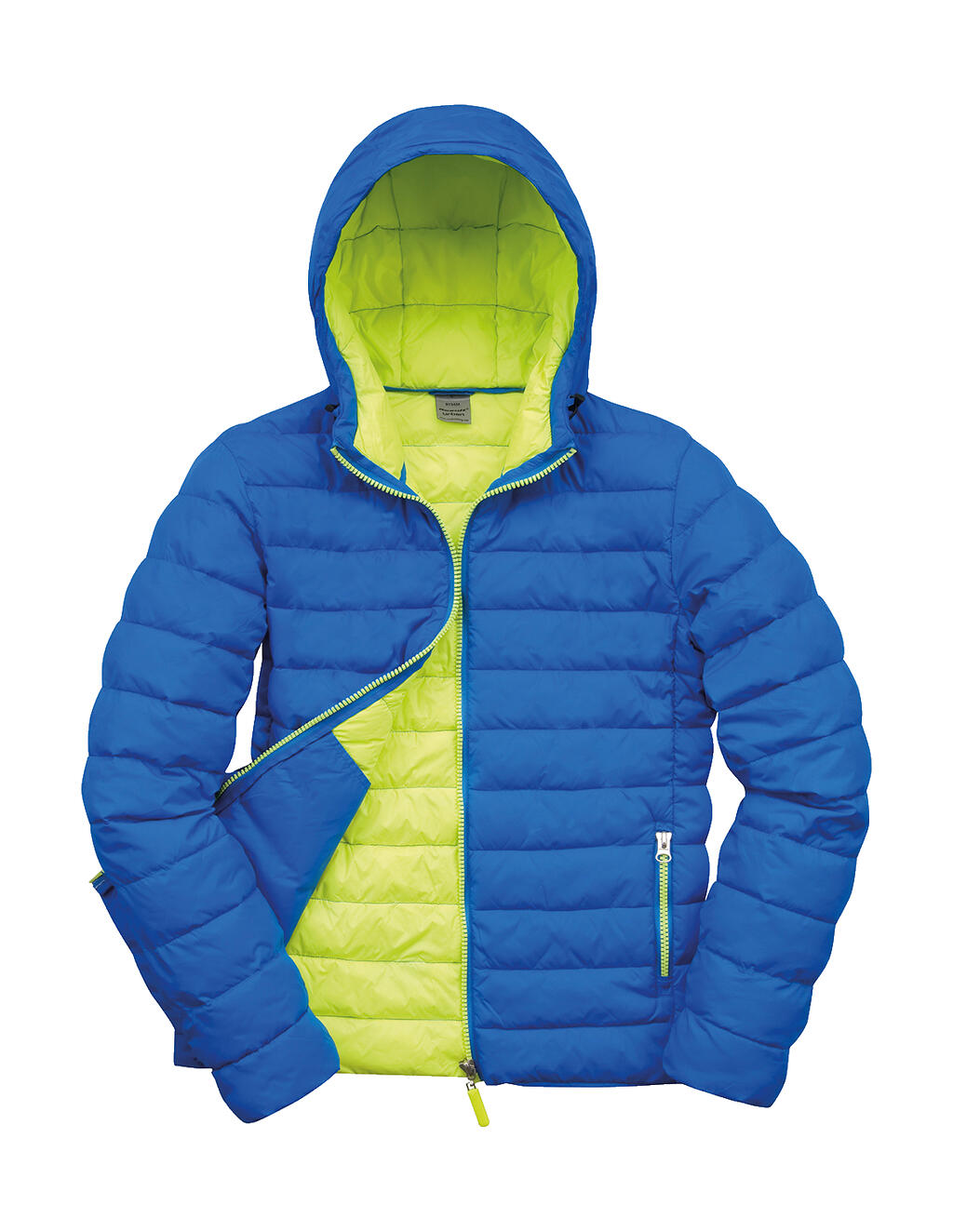 Veste à capuche Snow Bird - 358 - Océan Bleu-Citron Vert