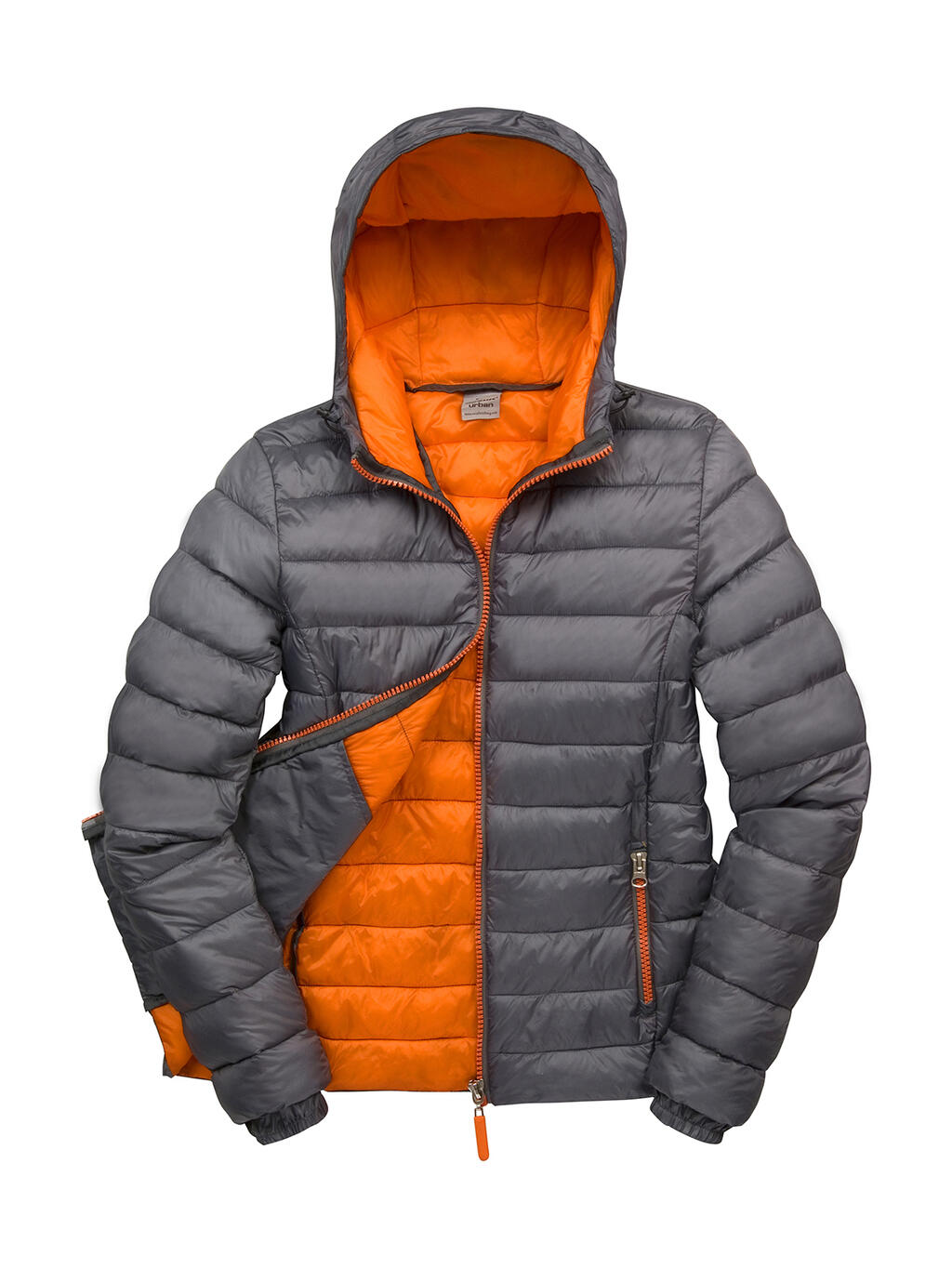 Giacca donna Snow Bird con cappuccio - 162 - Grey/Orange