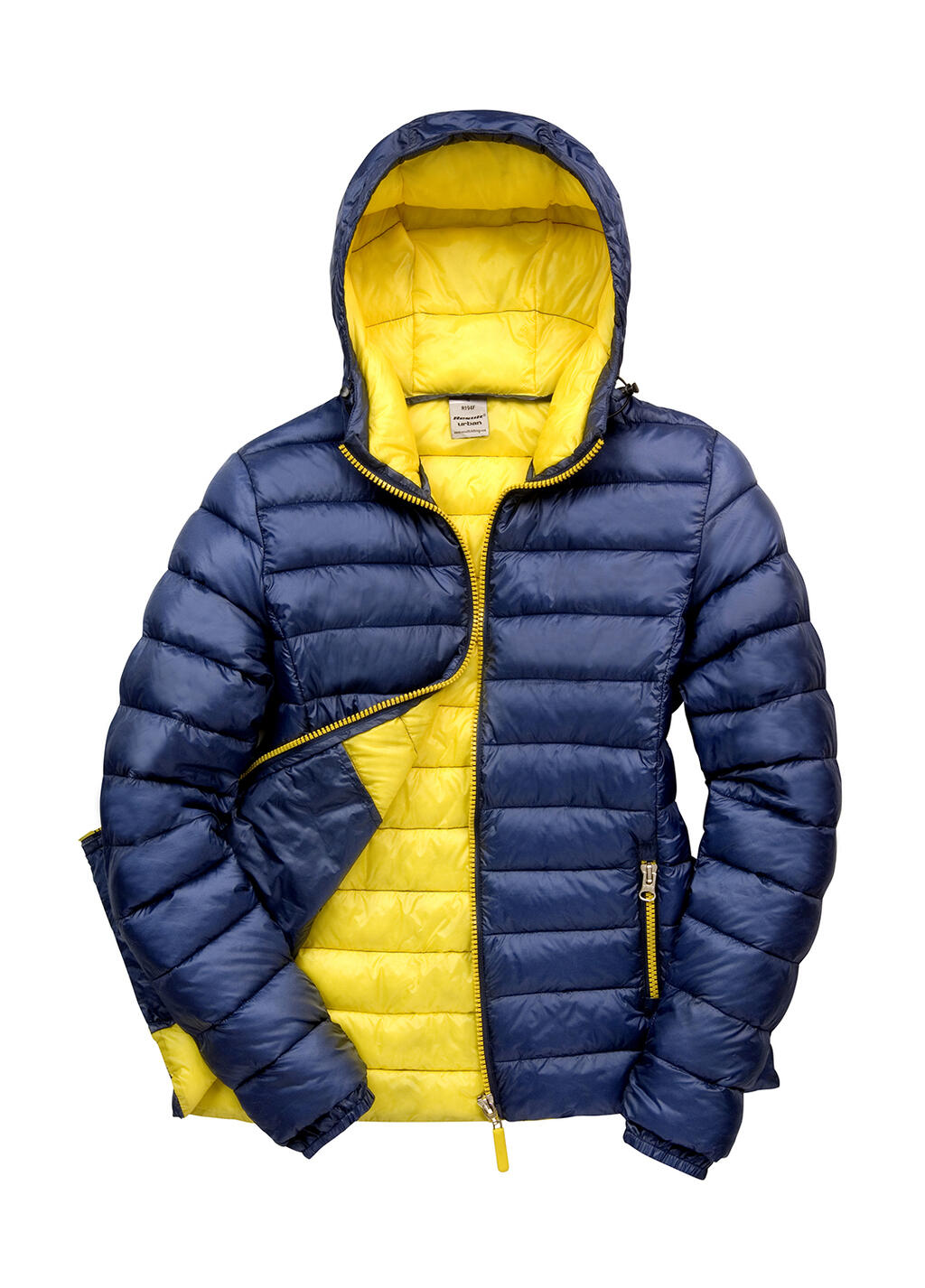 Giacca donna Snow Bird con cappuccio - 272 - Navy/Yellow