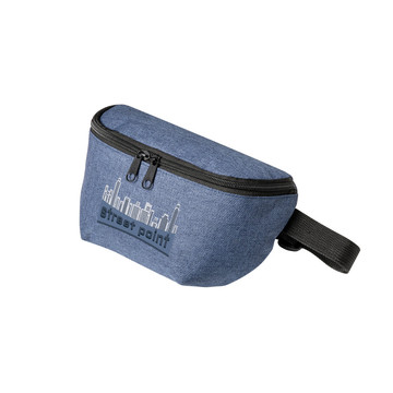 AVRIL. Sac banane 600D - 104 - Bleu