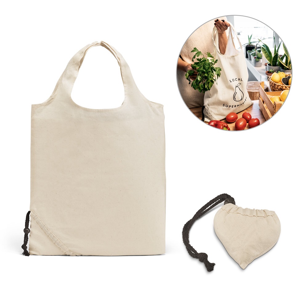 ORLÉANS. Sac pliable 100% coton (100 g/m²).