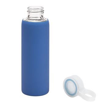 DHABI. Gourde de sport en verre borosilicate de 380 ml - 104 - Bleu