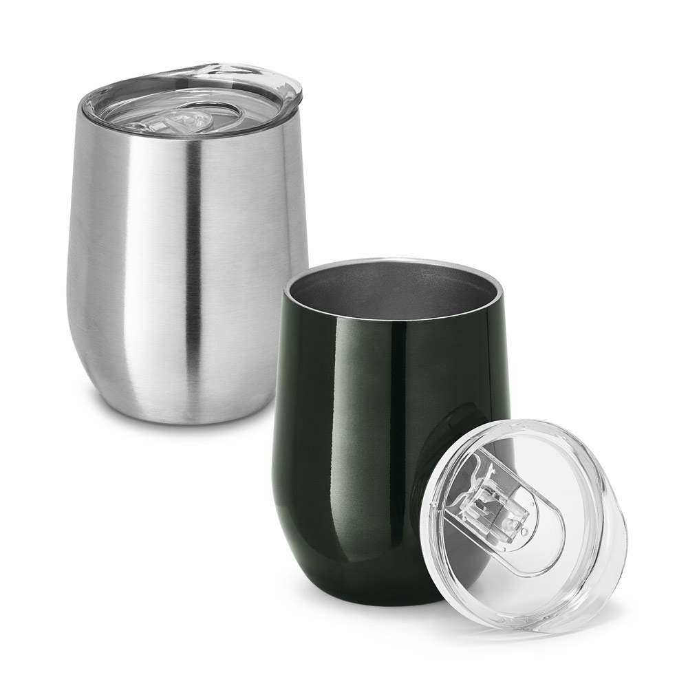 RONDE. 400 ml Edelstahl-Reisebecher.
