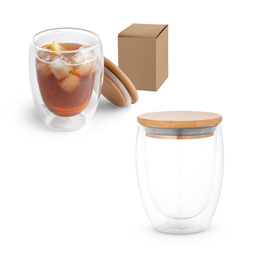 ECUADOR L. Reisebecher aus Borosilikatglas, 350 ml