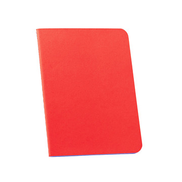 RAYSSE. Cahier B7 à pages lignées. - 105 - Rouge