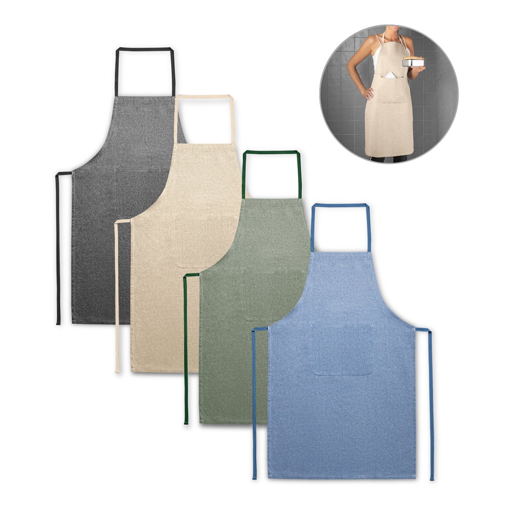 ZIMBRO. Grembiule con cotone riciclato (140 g/m²)