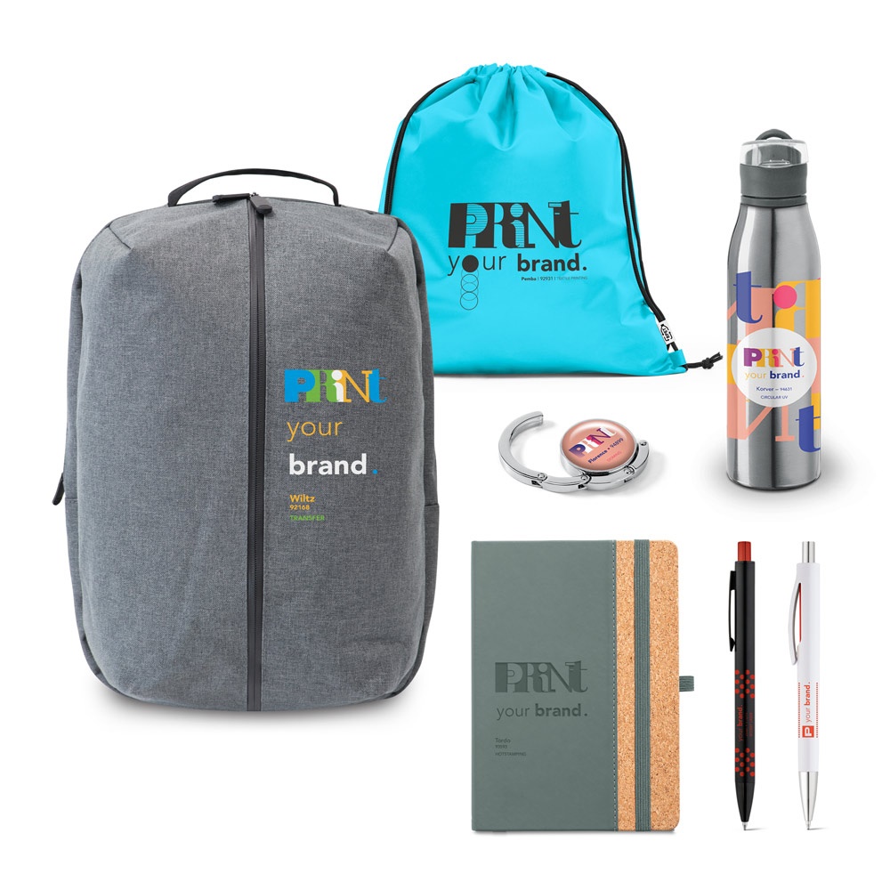 PRÉSENTATION D'IMPRESSIONS. Échantillon de produits personnalisés