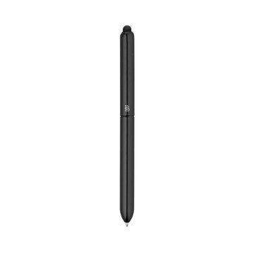 81001. Aluminium-Kugelschreiber mit Touch-Spitze - 103 - Schwarz