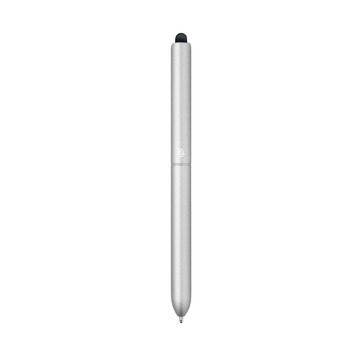 81001. Aluminium-Kugelschreiber mit Touch-Spitze - 127 - Satiniertes Chrom