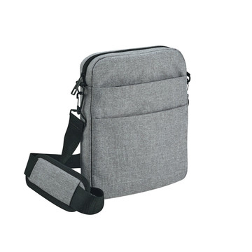 GRAPHS CROSS. 600D Schultertasche - 123 - 123 – Hellgrau