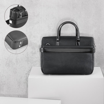 EMPIRE SUITCASE II. Mallette de direction pour ordinateur portable 15,6" en similicuir.