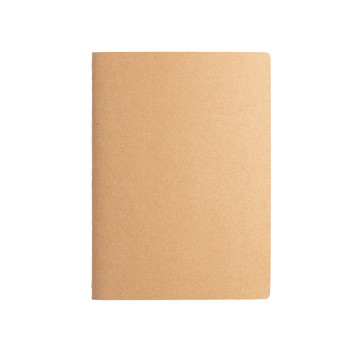 ALCOTT A4. Bloc-notes A4 avec couverture en carton (250 g/m²) et pages blanches. - 160 - Naturel