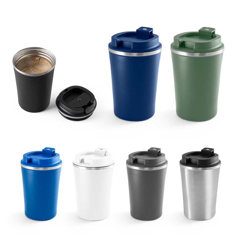 PHELPS. 470 ml Reisebecher aus Edelstahl und PP