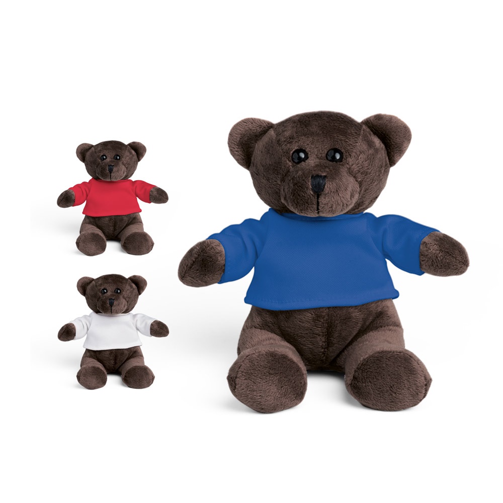 OURS. Ours en peluche avec un t-shirt.