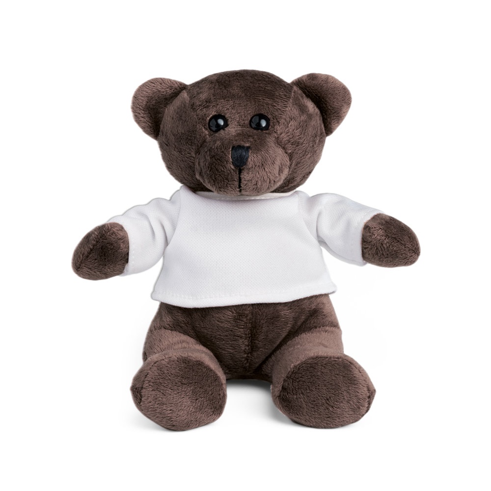GRIZZLY. Ours en peluche avec un t-shirt.