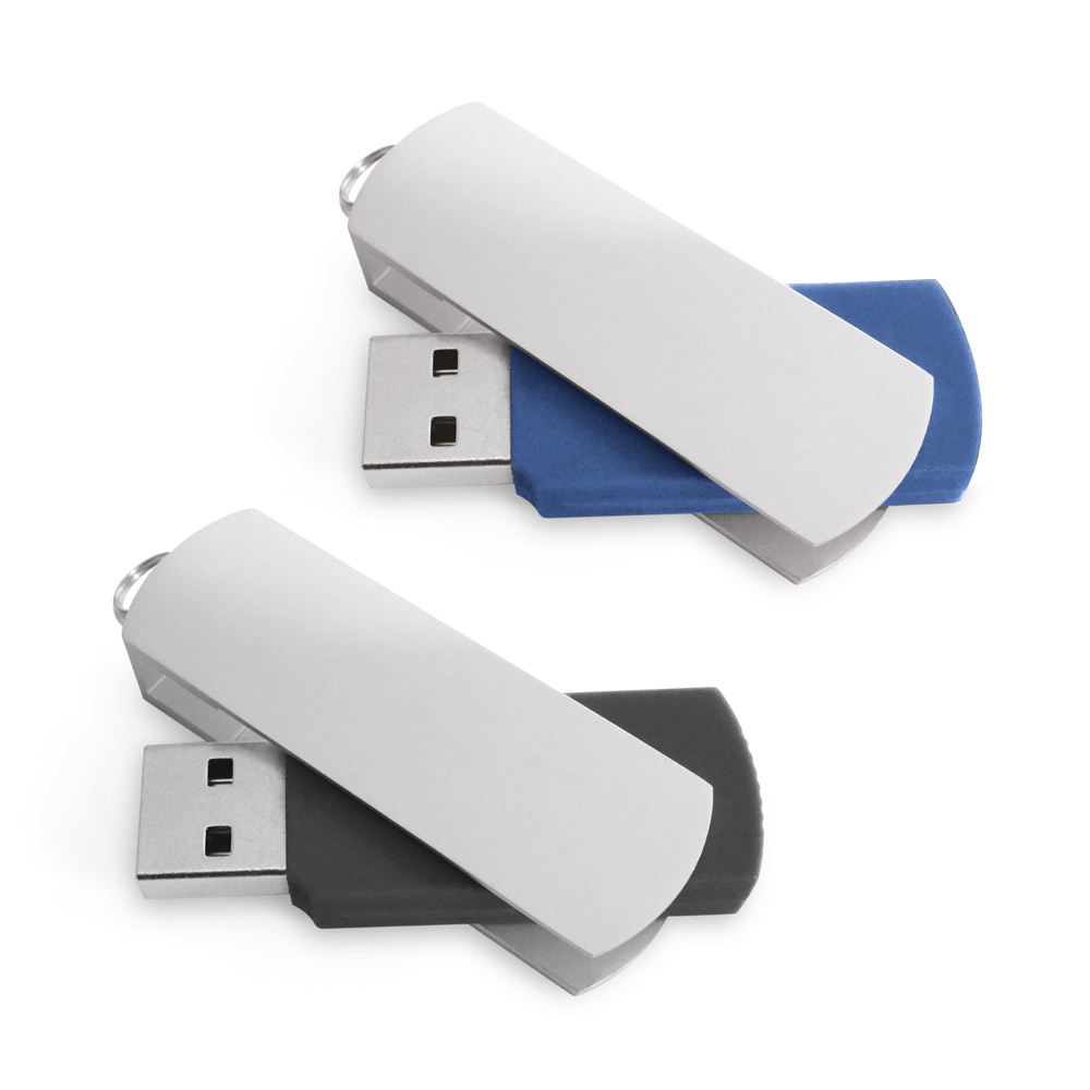 Clé USB BOYLE 8 Go avec clip métallique.