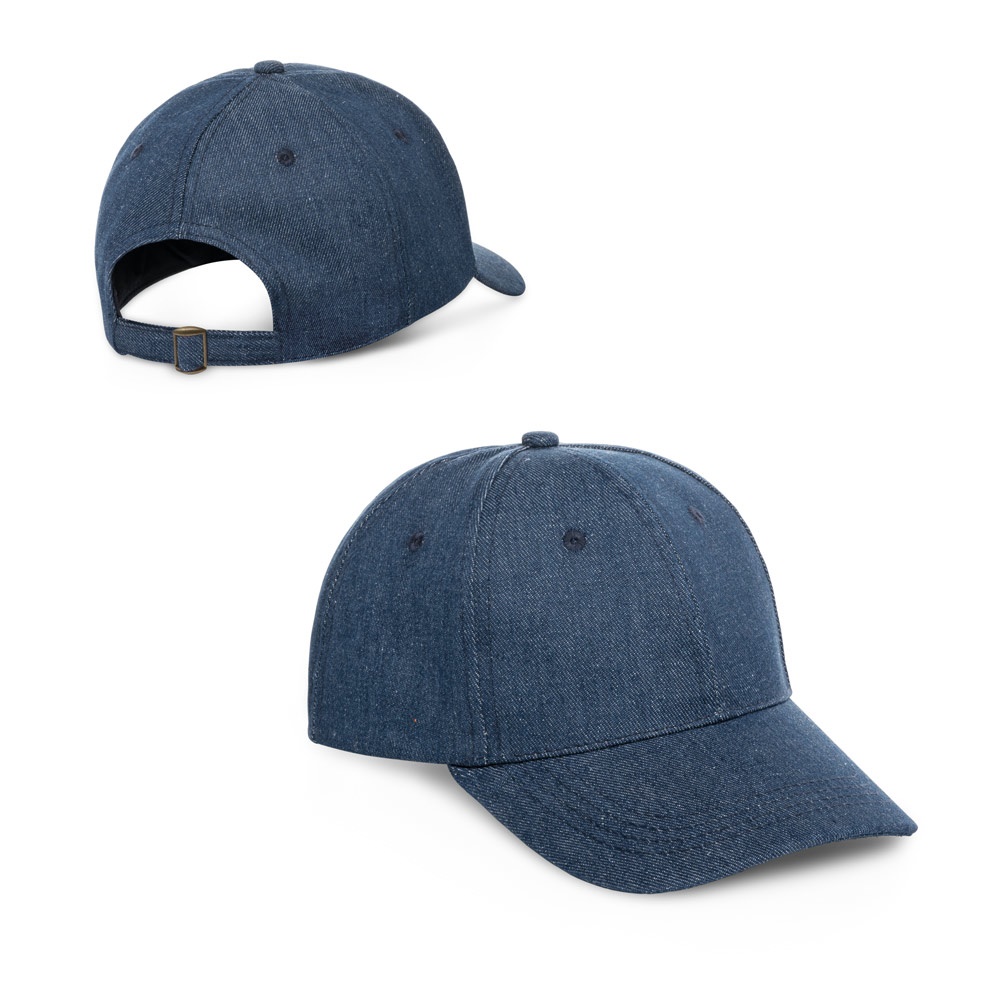PHOEBE. Kappe aus Denim, Baumwolle und Polyester (300 g/m²)