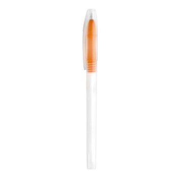 LUCY. Penna a sfera in PP con punta colorata - 128 - Arancione