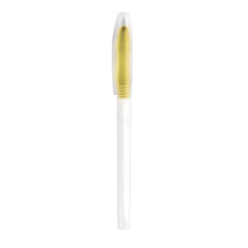 LUCY. Penna a sfera in PP con punta colorata - 108 - Giallo
