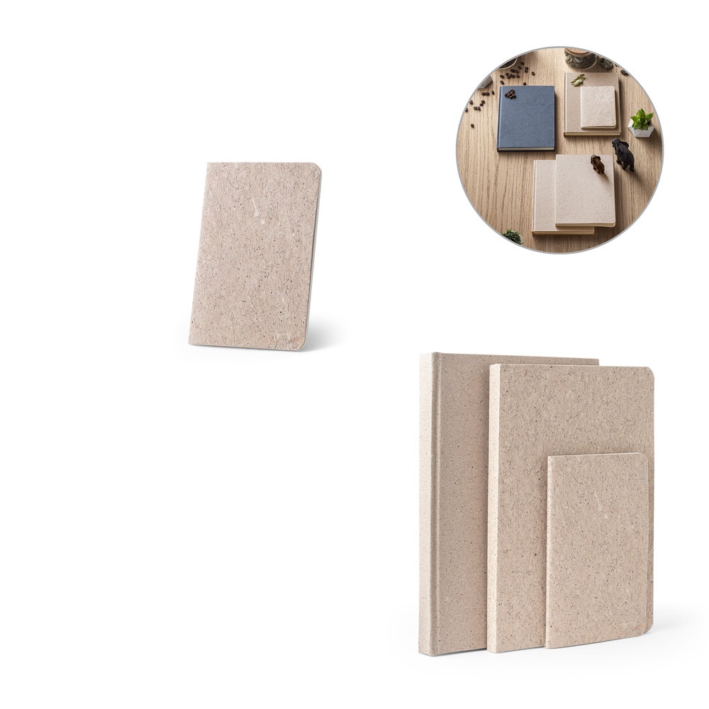 TEAPAD SOFT. A6-Notizblock mit flexiblem Einband aus Teeblattresten (65%).