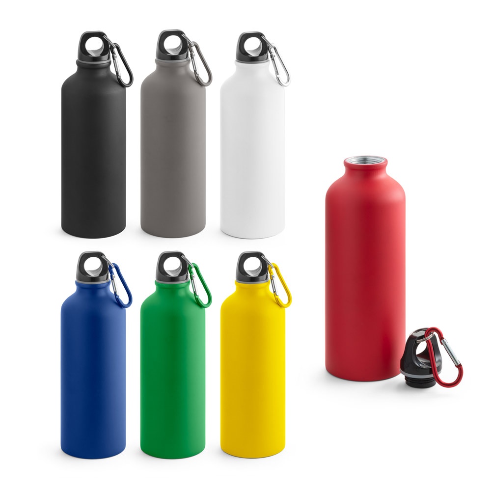 COLLINA. Bottiglia in alluminio con moschettone 540 mL