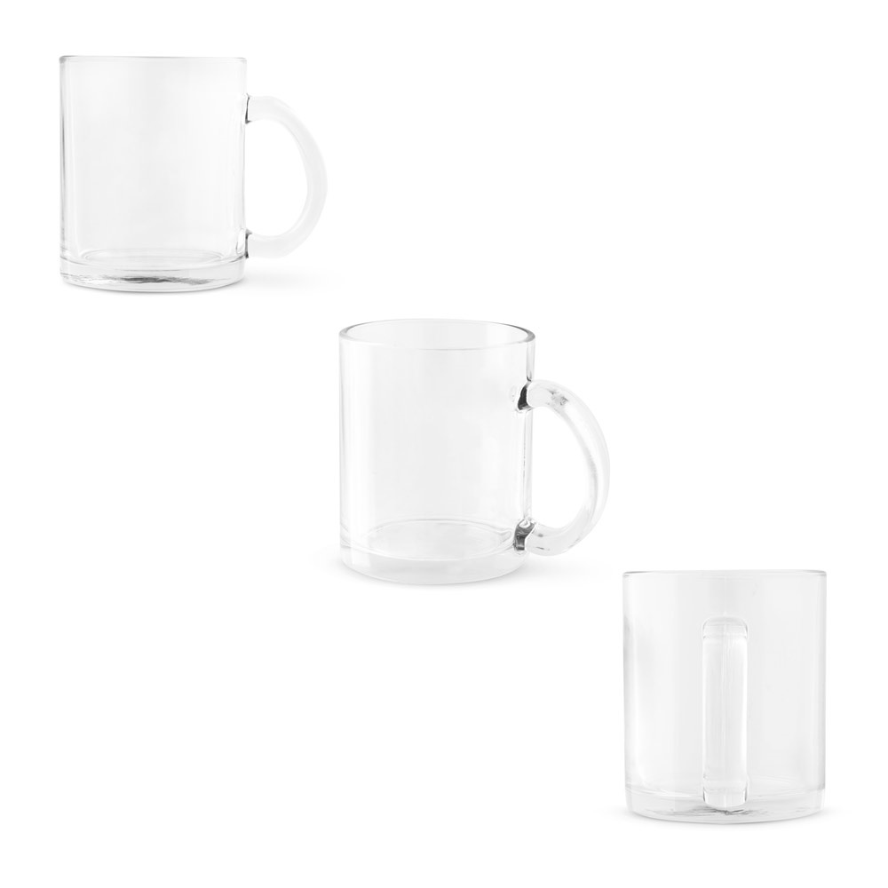 CARMO. Tazza in vetro per sublimazione 350 mL