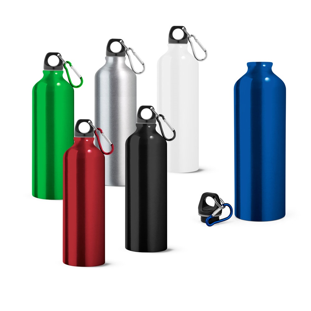 LANDSCAPE L. Borracce sportive in alluminio con moschettone 800 mL