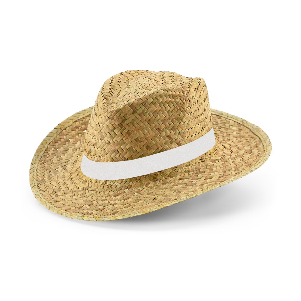 JEAN RIB. Chapeau de paille naturelle
