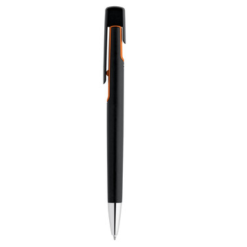 BRIGT. Kugelschreiber mit Metallic-Finish - 128 - Orange