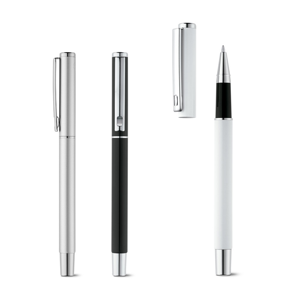 DANEY. Kugelschreiber aus recyceltem Aluminium (100% rAL) mit Clip.