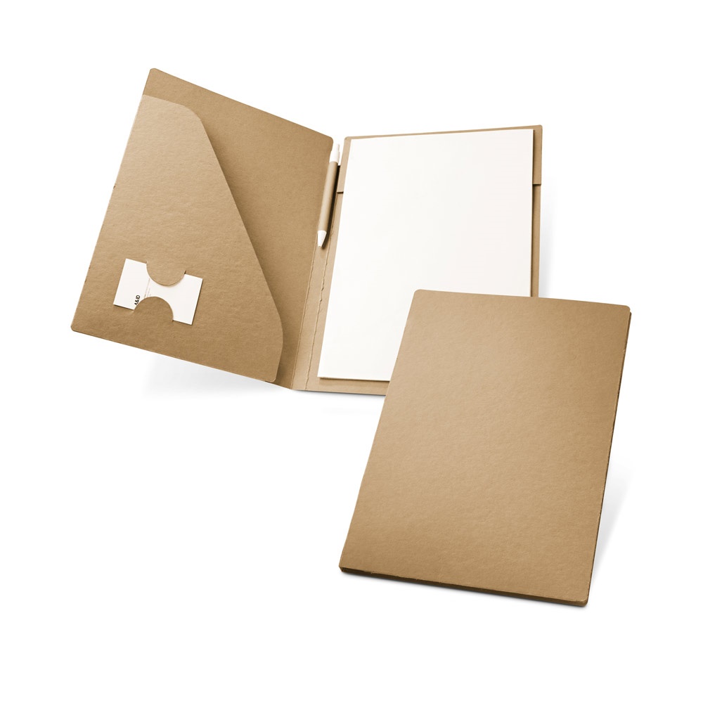 POE. Chemise à documents A4 en carton recyclé (450 g/m²)