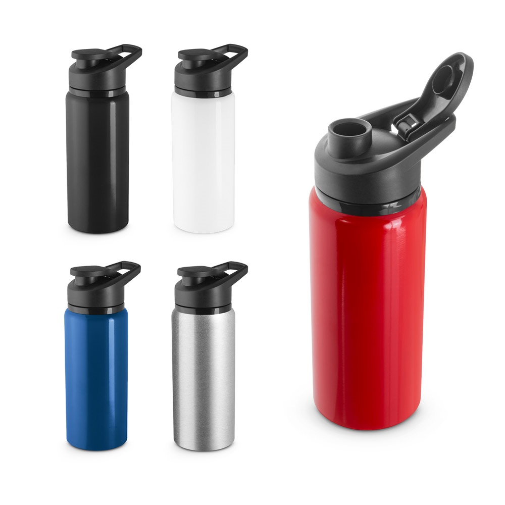 SHAWN. Gourde de sport 660 ml en aluminium 100 % recyclé