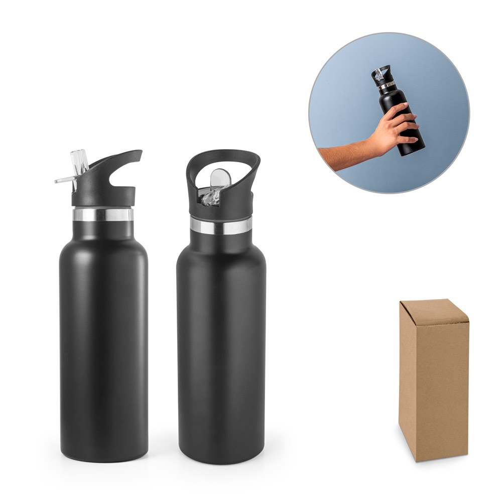 NORTON. Gourde en acier inoxydable avec bouchon en PP, 570 ml