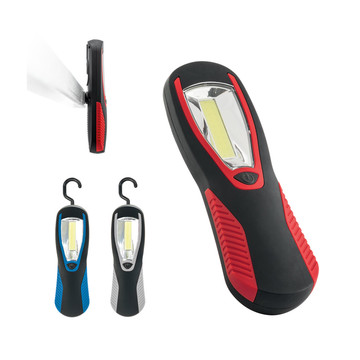 PAVIA. Lampe torche ABS avec LED COB