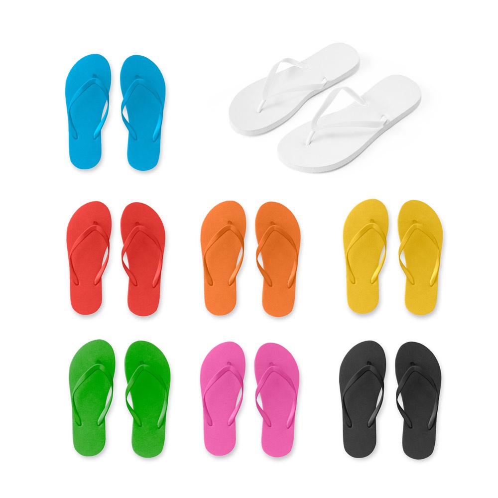 MAUPITI S/M. Bequeme Flip-Flops mit PE-Sohle und PVC-Riemen