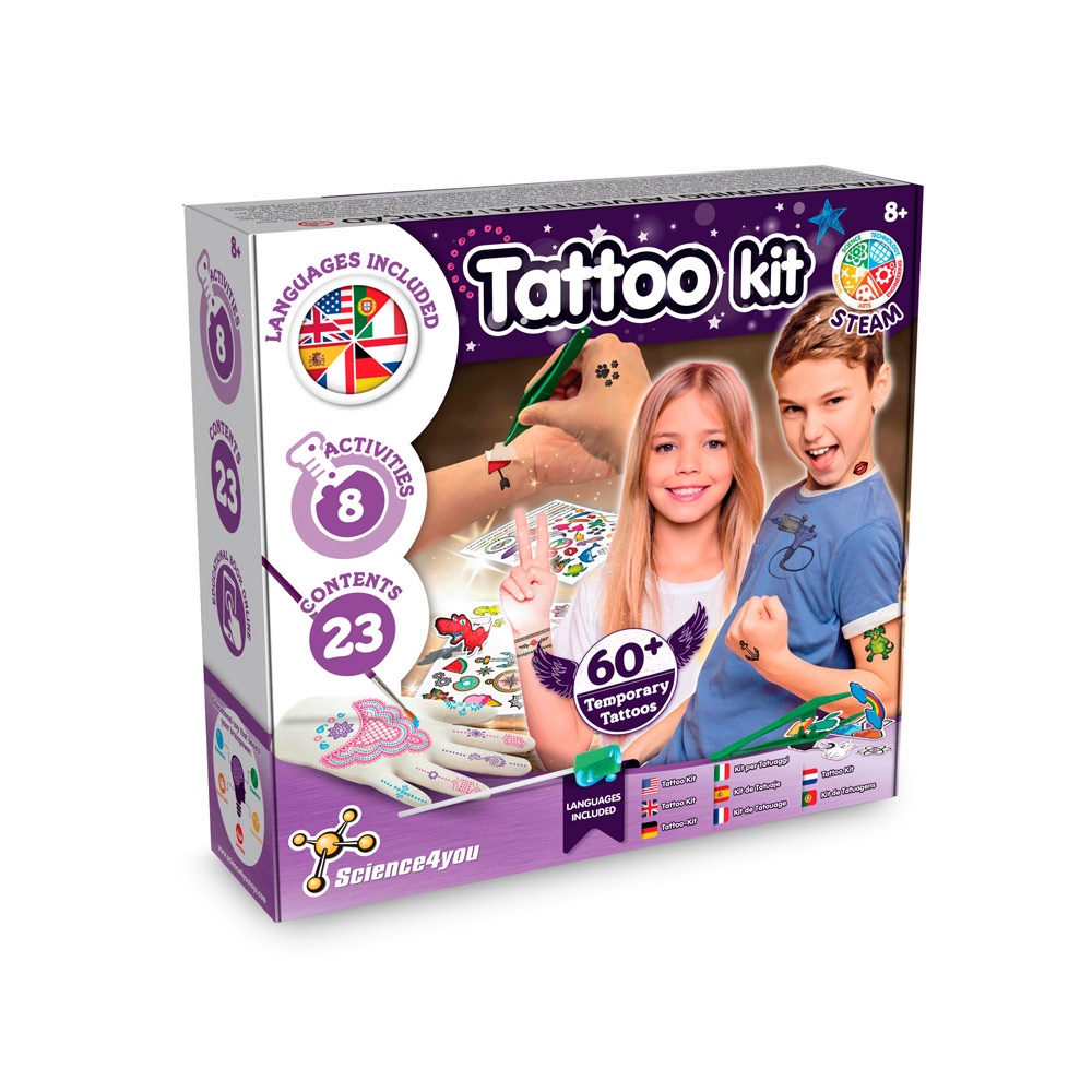 Kit de l'usine de tatouages ​​I. Jeu éducatif pour enfants