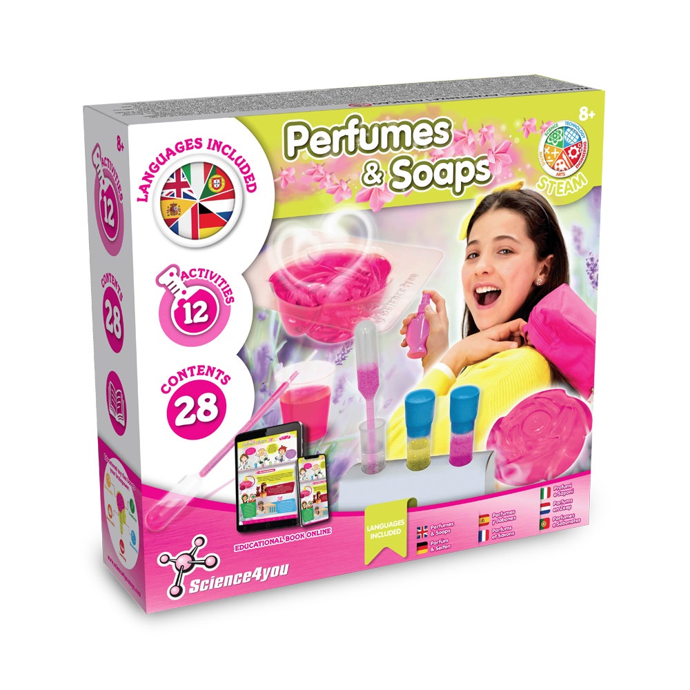 Kit de fabrication de parfums et de savons I. Jeu éducatif pour enfants