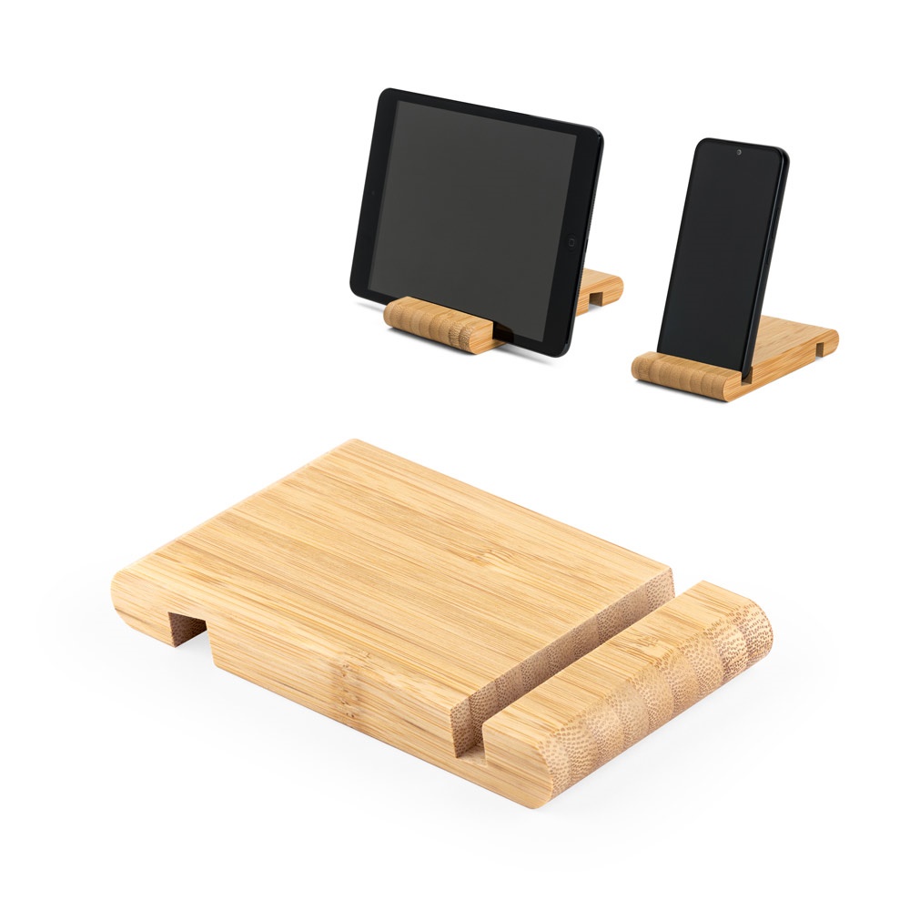 HABER. Supporto in bambù per cellulare,