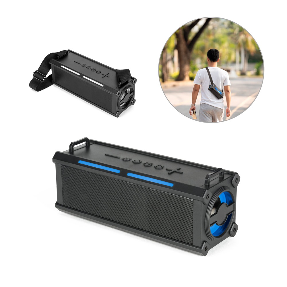 Timberlake. Tragbarer 16-Watt-Lautsprecher mit 6 Stunden Akkulaufzeit in ABS.
